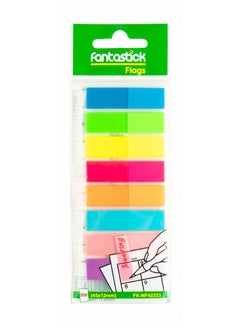 Fantastick 200-Piece Index Tab Flags 45x12mm Size Multicolour  - Image 1