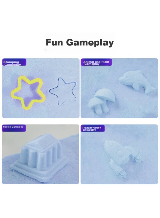Letrel Lezhe Children's Space Toy Sand, Safe And Non-sticky, Castle Magic Sand Digging Set For Boys And Girls To Play With At Home - Image 3