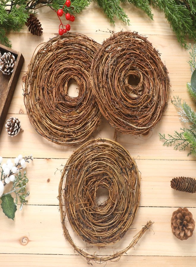 Janinka 6 Pcs Grapevine Garland 15ft Grape Vine Wreath for Crafts Natural Twig Garland DIY Crafts Rattan Hanging Vine Wreath for Wedding Christmas House Holiday Door Vase Wall Decor - Image 4