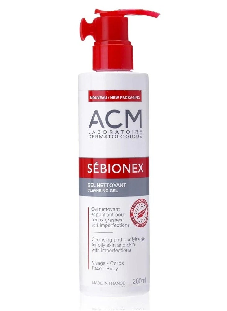 ACM Sebionex Cleansing Gel 200ml  - Image 1