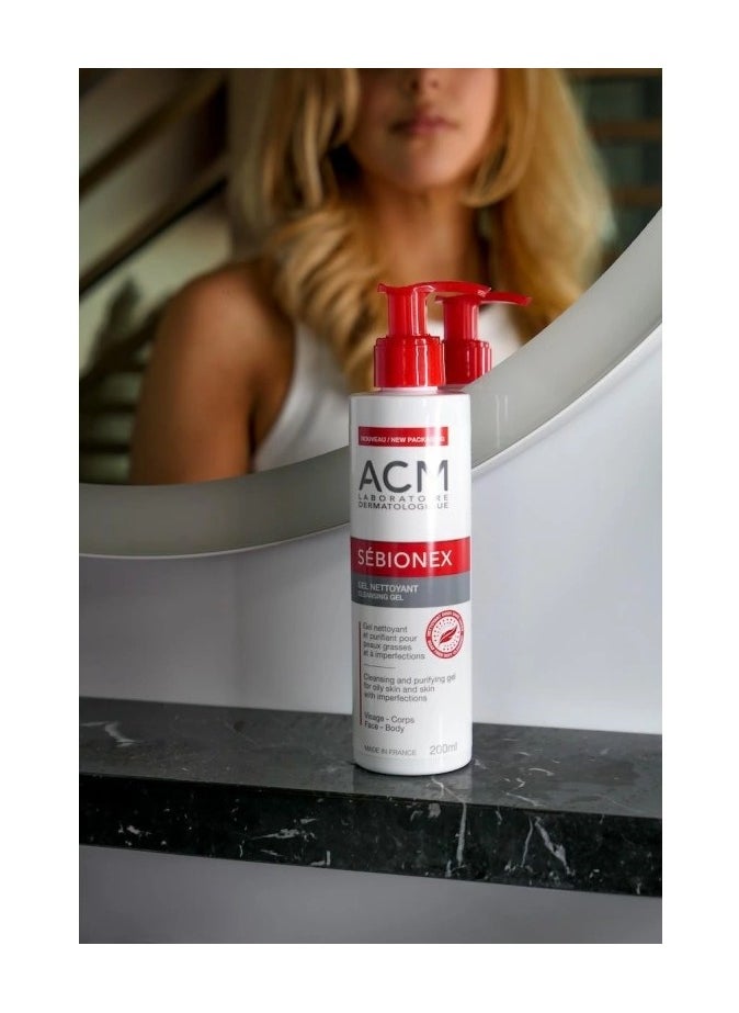 ACM Sebionex Cleansing Gel 200ml  - Image 2