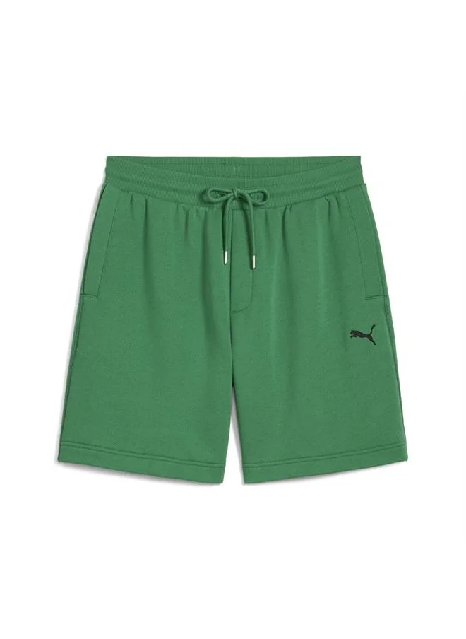 Puma Archive Green PREMIUM Essentials Relaxed Graphic Shorts 7" Unisex for Men | Best Price UAE