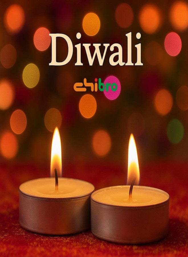 Chibro Tealight Candles Unscented - Pack of 50 | 4-Hour Burn | Dripless & Smokeless | White Tea Lights for Diwali, Pooja, Home Decor, Spa & Events - Image 4