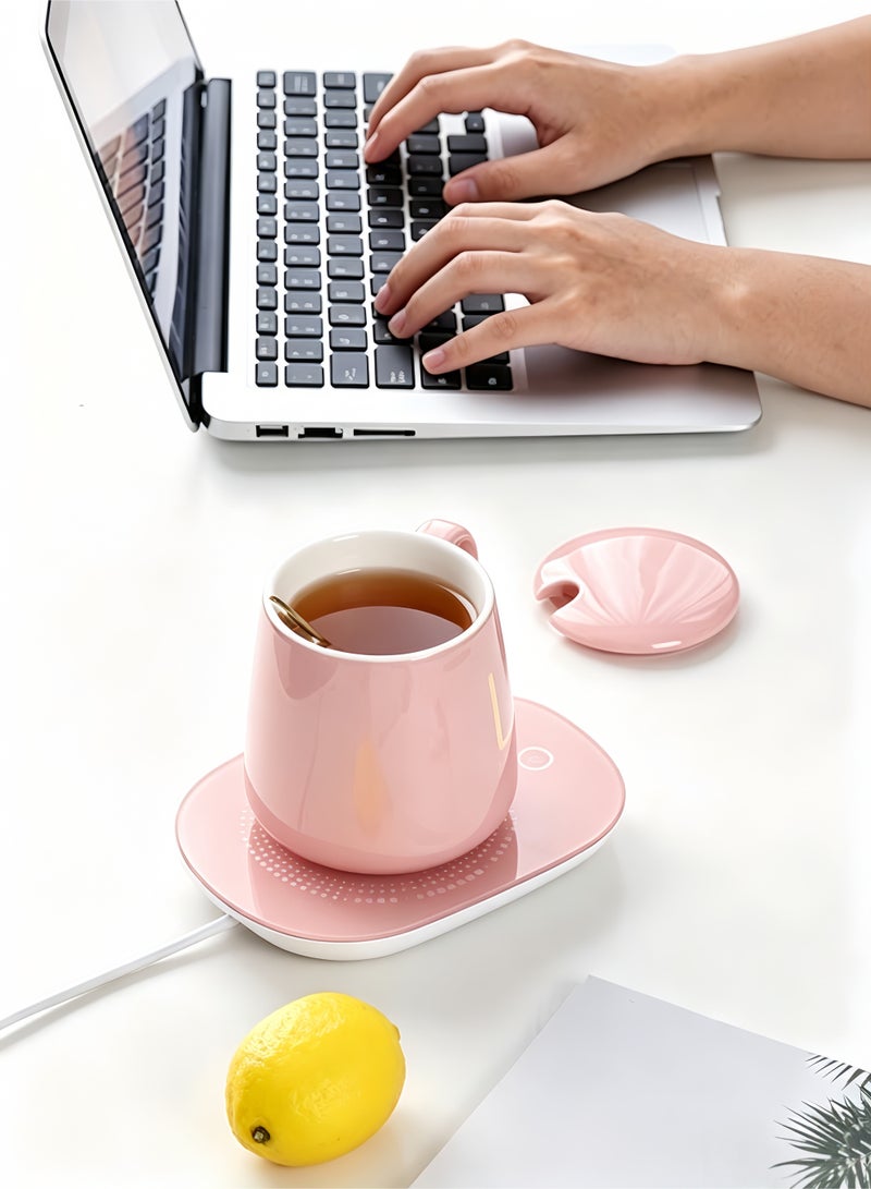 loven Smart coffee set, automatic switch, gravity-sensor mug, desk-friendly, with insulated mug heating plate (up to 55°C/131°F), 14 oz. - Image 2
