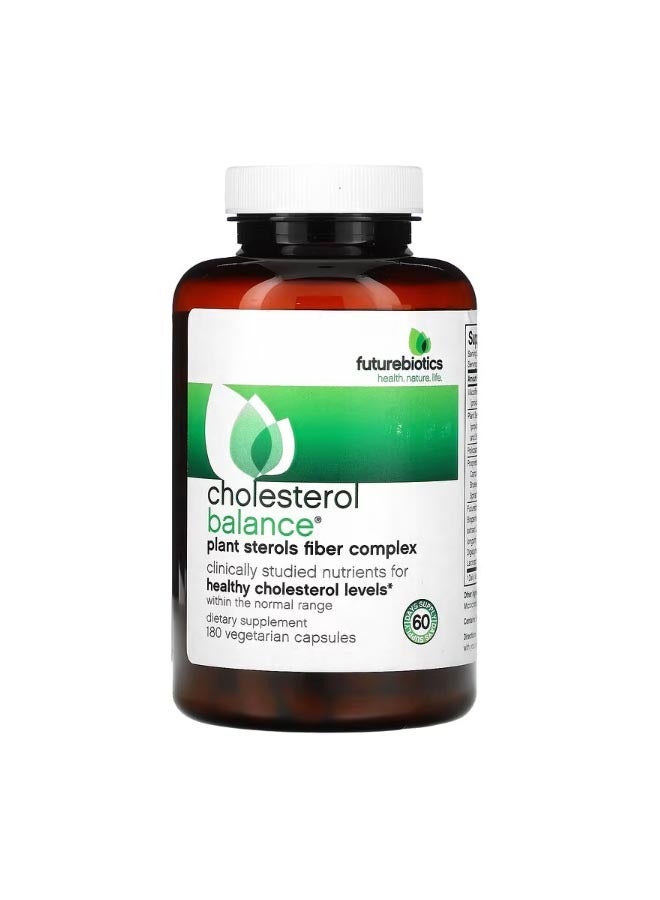 فيوتشر بايوتكس Cholesterol Balance 180 Vegetarian Capsules - Image 1