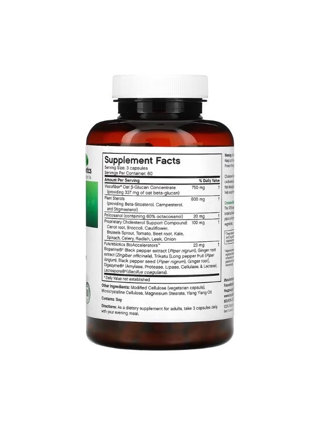 فيوتشر بايوتكس Cholesterol Balance 180 Vegetarian Capsules - Image 2