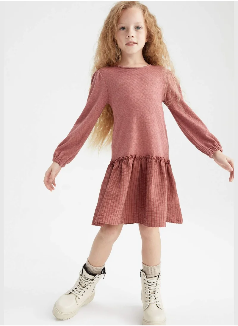 DeFacto Girl Long Sleeve Knitted Dress