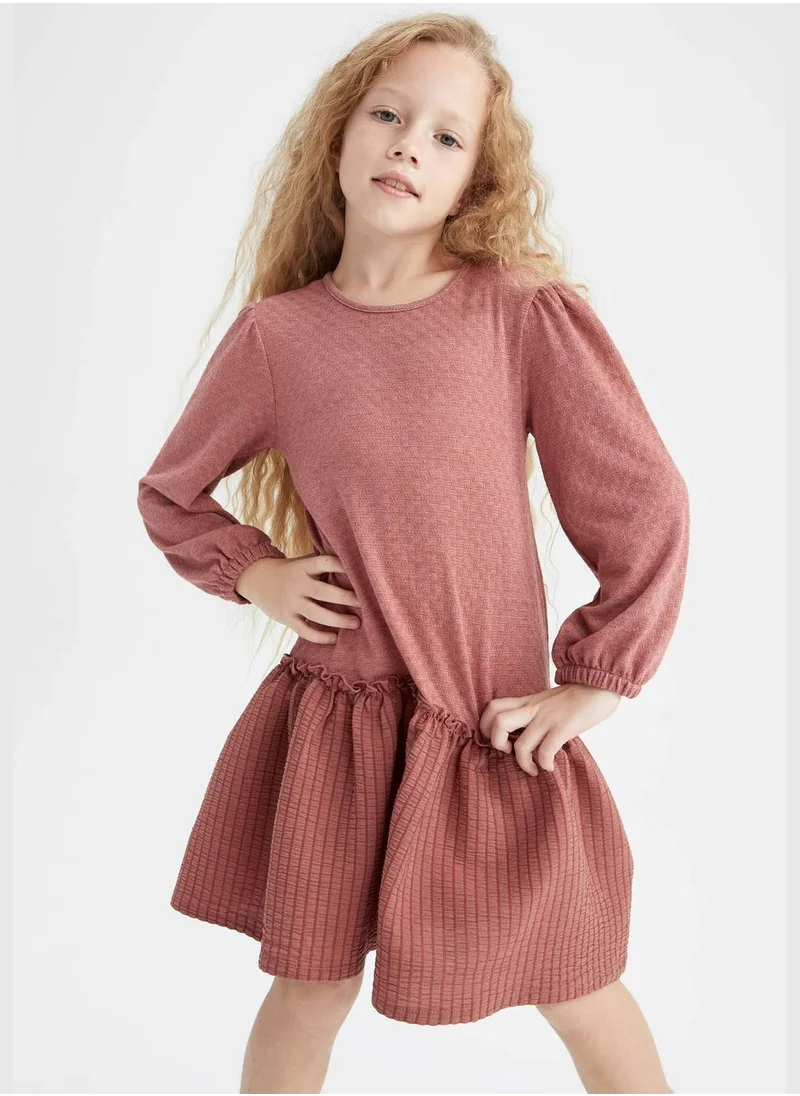 DeFacto Girl Long Sleeve Knitted Dress