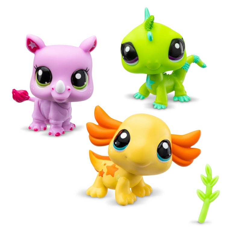 Littlest Pet Shop Pet Trio Tube Wild Vibes | Each Pet Trio Tube Contains 3 LPS Mini Pet Toys 1 Accessory 1 Collector Card and 1 Virtual Code | Collectable Toys for Girls and Boys - Image 3