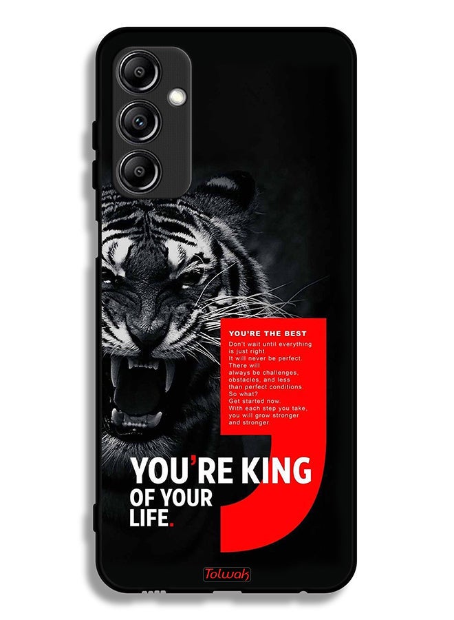 Tolwak Samsung Galaxy A24 4G Protective Case Cover You Are King Of Your Life - Image 1