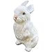 Basuo-9Q Basuo9Q 925 Inch Plush Rabbit Faux Fur Lifelike Hare Easter Bunny Simulation Toy Home Decoration Gift White - Image 2