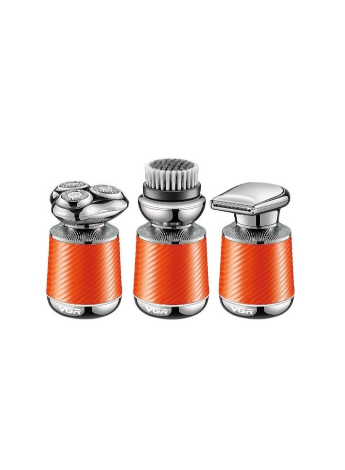 VGR Professional Waterproof Electric Shaver Men Beard Trimmer Mini Portable Cordless Razor 3 In 1 - Image 3