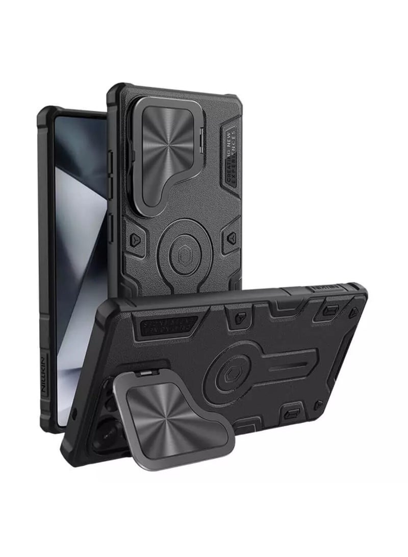 Nillkin Nillkin High Quality CamShield Armor Prop Magnetic Case For Samsung Galaxy S25 Ultra Black  - Image 4