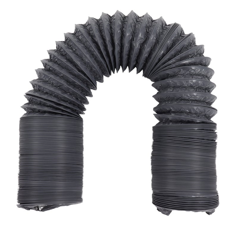 6 Inch Flexible Aluminum Ducting - Flame Retardant Waterproof Mute Cotton Layer Flexible Duct for HVAC, Dryers, Grow Rooms, Tents - Image 3