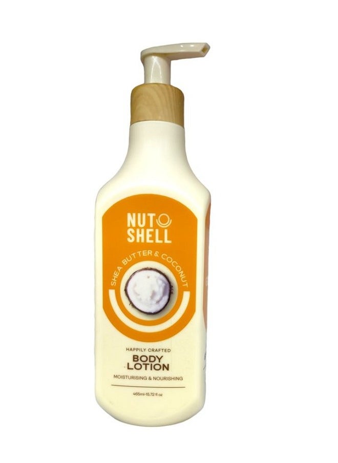 SHEA BUTTER AND COCONUT BODY LOTION 465ML