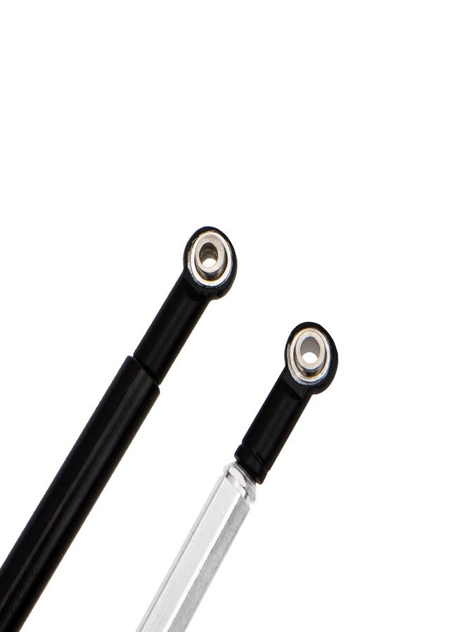 Vgoohobby Steering Linkage Servo Link Pull Rod Turnbuckle with Servo Arm Horn Compatible with MN Model MN86S MN86 MN86KS MN86K MN G500 1/12 RC Car (Black) - Image 5