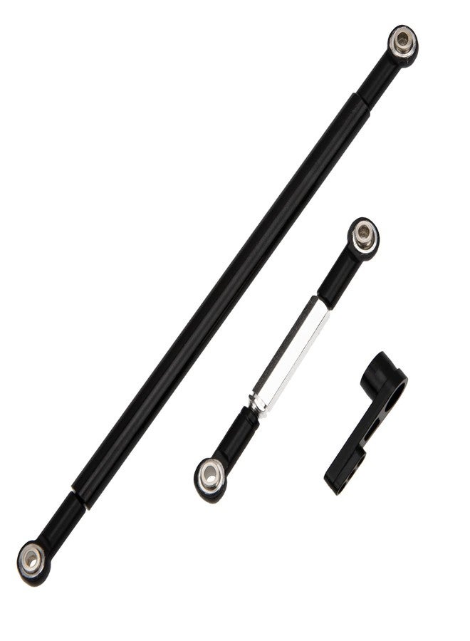 Vgoohobby Steering Linkage Servo Link Pull Rod Turnbuckle with Servo Arm Horn Compatible with MN Model MN86S MN86 MN86KS MN86K MN G500 1/12 RC Car (Black) - Image 3