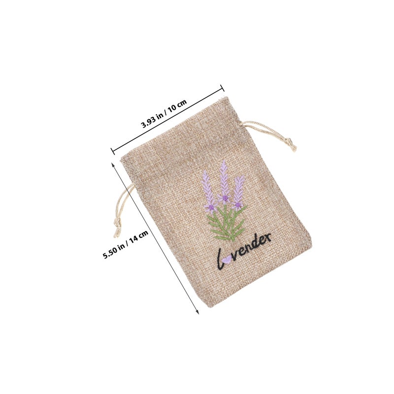 Lavender Sachet Bags, Drawstring Closure for Clothes Freshness, Durable Aromatic Pouches - Image 2
