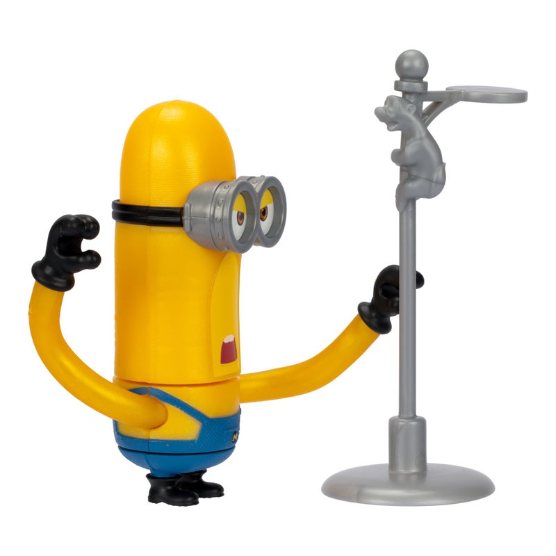 Minions شخصية العمل مينيونز ديسبيكابل مي 4 تيم العملاق الدوار | اضغط على رأس تيم للحصول على قوة دوران مذهلة - Image 4