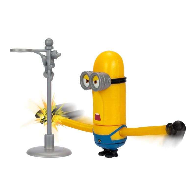 Minions شخصية العمل مينيونز ديسبيكابل مي 4 تيم العملاق الدوار | اضغط على رأس تيم للحصول على قوة دوران مذهلة - Image 3