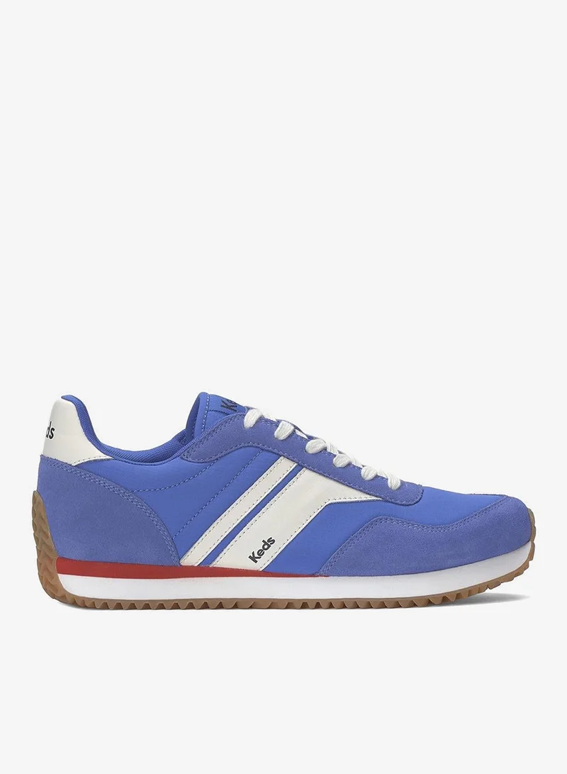 كيدز Keds Women's Rena Nylon/Suede Athletic Sneaker Blue