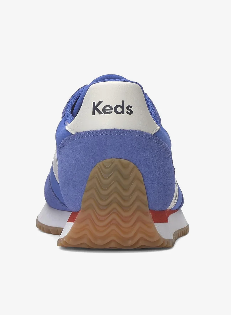 كيدز Keds Women's Rena Nylon/Suede Athletic Sneaker Blue