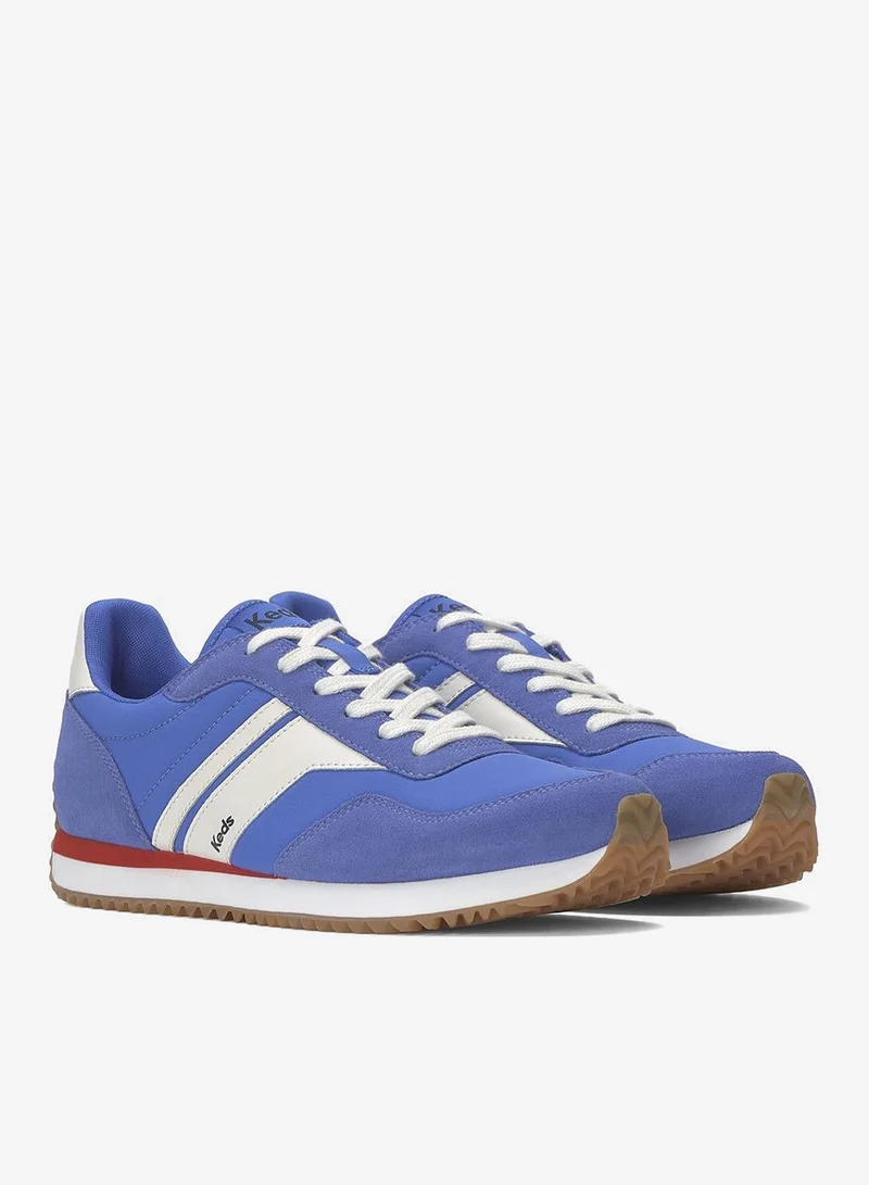 Keds Keds Blue/Snow White/Neon Red Keds Women's Rena Nylon/Suede Athletic Sneaker Blue for Women | Best Price UAE