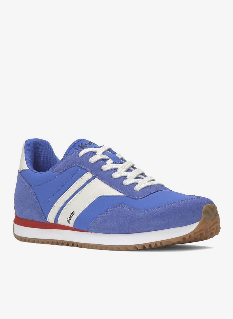 Keds Women's Rena Nylon/Suede Athletic Sneaker Blue - Image 3