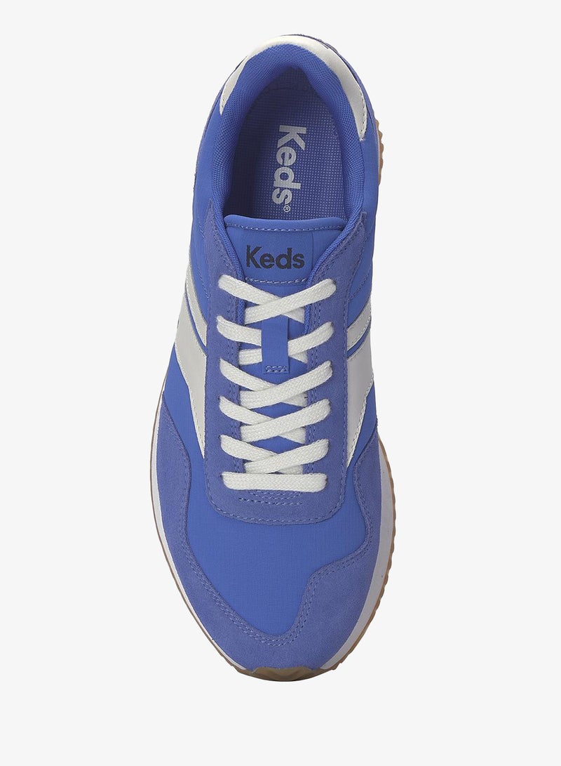 Keds Women's Rena Nylon/Suede Athletic Sneaker Blue - Image 5