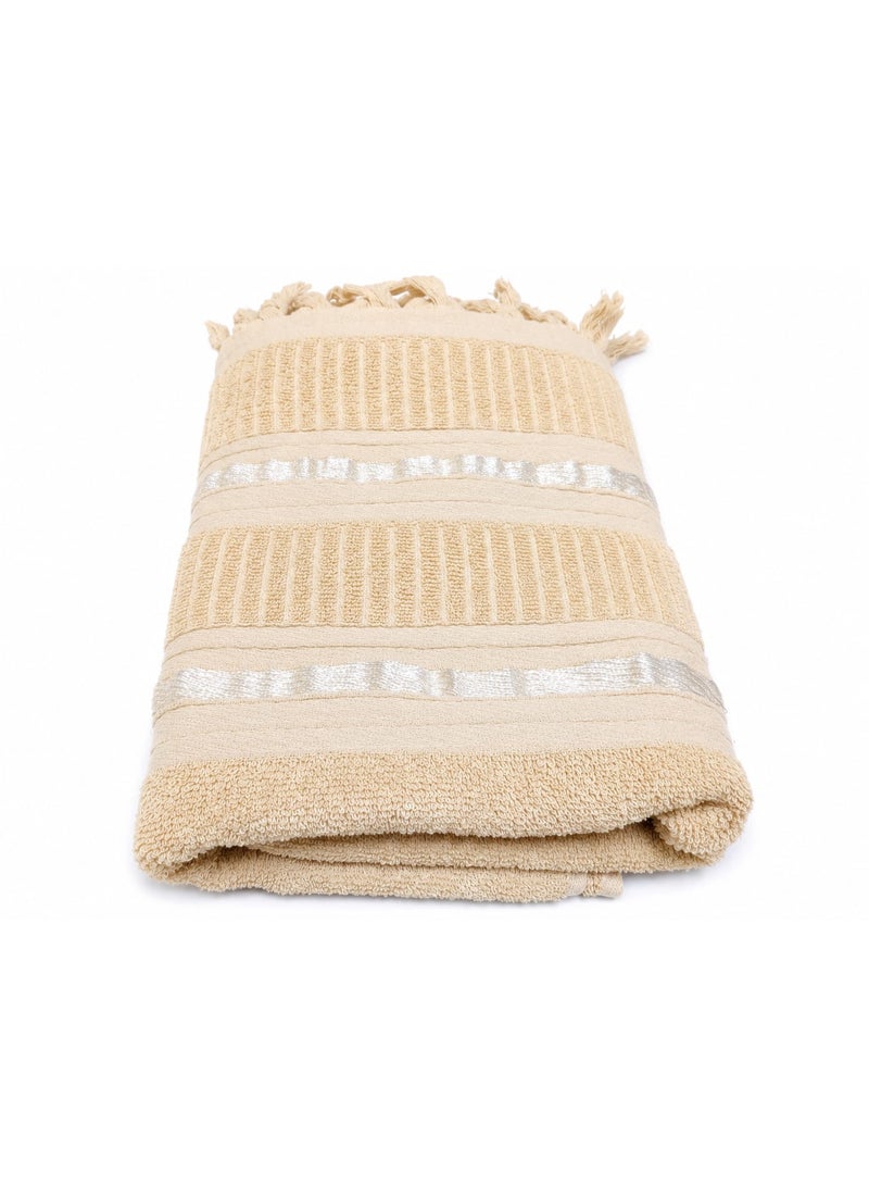 Ultra-soft, highly absorbent cotton towel (55 x 105 cm) - Image 2