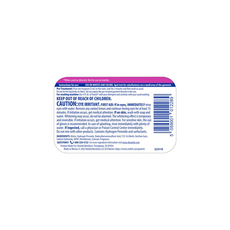 Vanish Pink Liquid Color Bleach Free Stain Remover 1750ML - Image 4