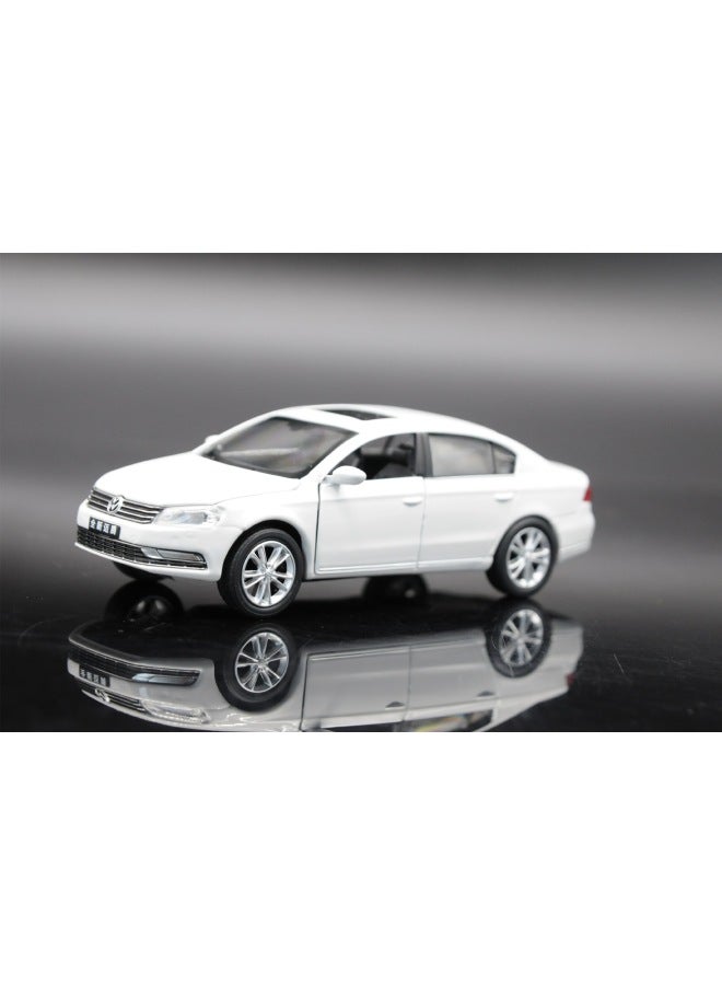 Manufacturer 1:32 Total Model Acousto-optic Huili Model Bora Golf Car Model Children's Toys-Color:AUDI A4L BROWN  - Image 4