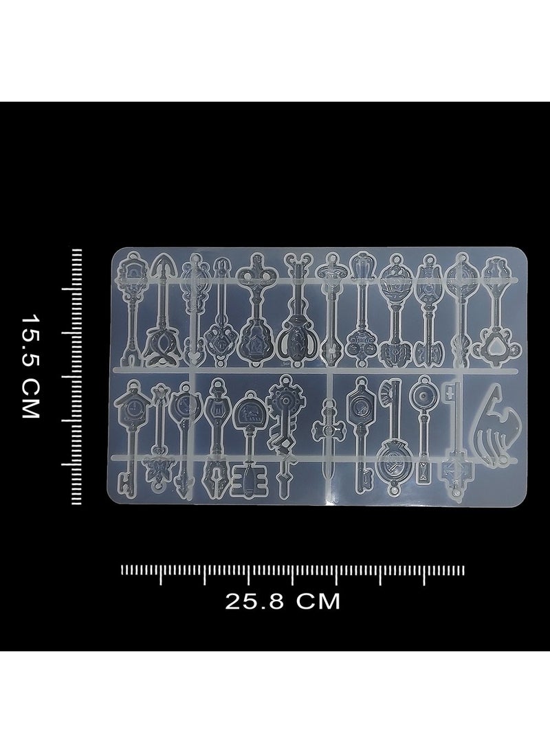 Hobizubi Which One Was This Love Key - Epoxy Silicone Mold - Code: 285  - Image 2