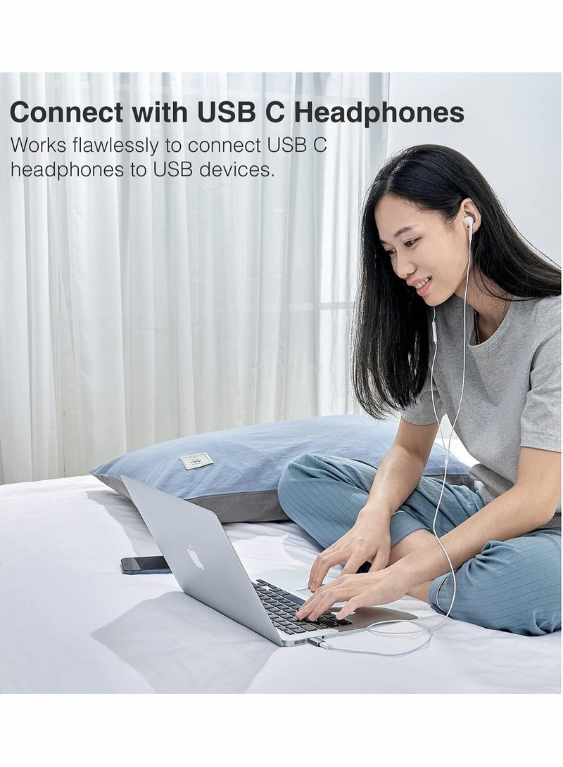 Captaintech USB C Female to USB Male Adapter 10Gbps,  2 Pcs USB 3.1 A to USB C Adapter SuperSpeed Data Sync, Perfect Fit for iPhone 12 Mini/12 Pro Max/11 Pro Max, Type-C Earphone, Power Bank, Quest Link - Image 2