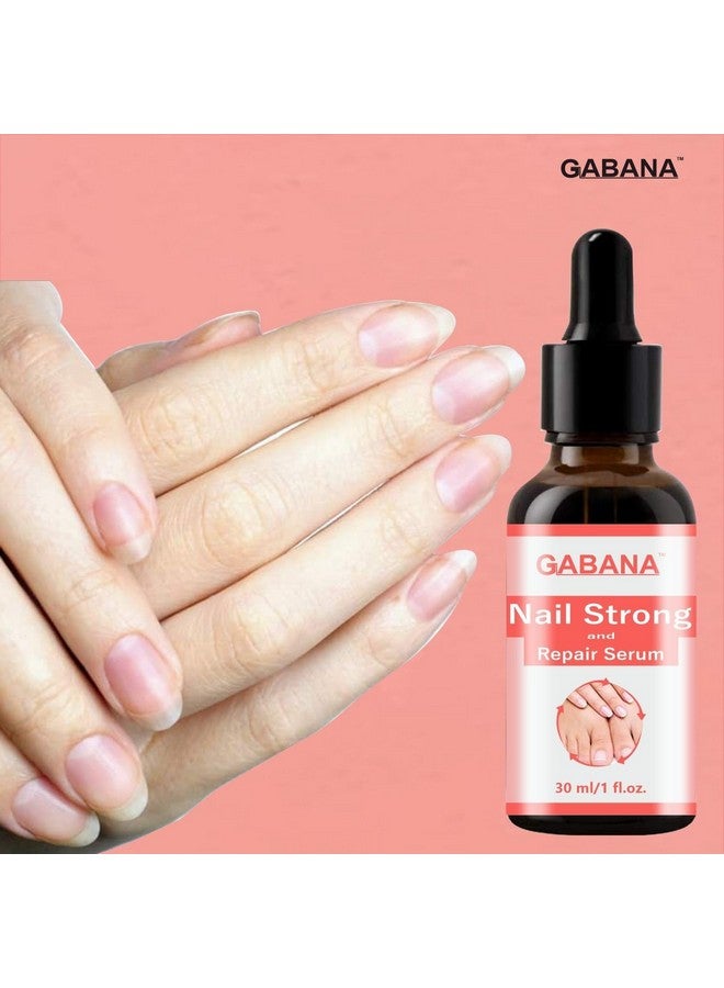 GABANA سيروم الوجه نياسيناميد من جابانا 30 مل وسيروم نمو الشعر بالزنجبيل وسيروم تقوية الأظافر وإصلاحها وزيت إصلاح القدم للرجال والنساء (مجموعة من 4، كل منها 30 مل)|سيروم لبشرة متألقة وسيروم لحب الشباب| - Image 4