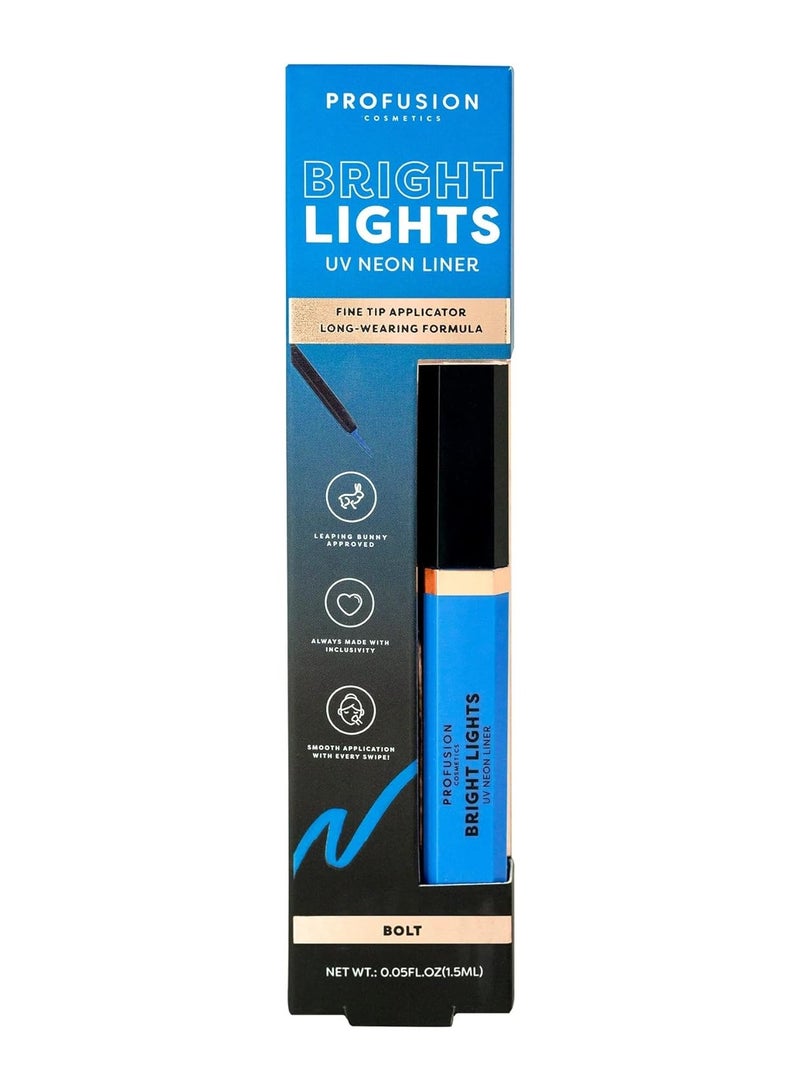 Profusion Cosmetics Bright Lights Neon and Pastel Graphic Liners Blue - Image 3