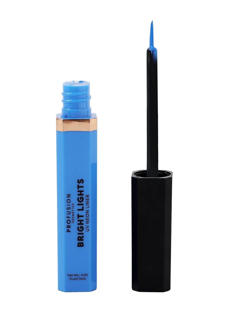 Profusion Cosmetics Bright Lights Neon and Pastel Graphic Liners Blue - Image 5