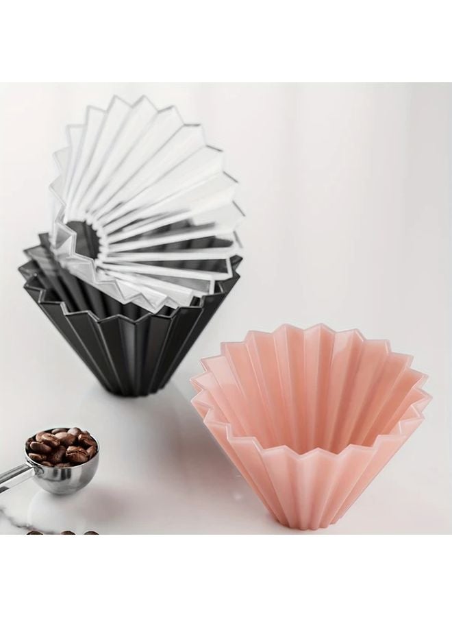 كأس فلتر قهوة أسود من ABS مصنوع يدويًا متوافق مع صانعات القهوة - Image 3