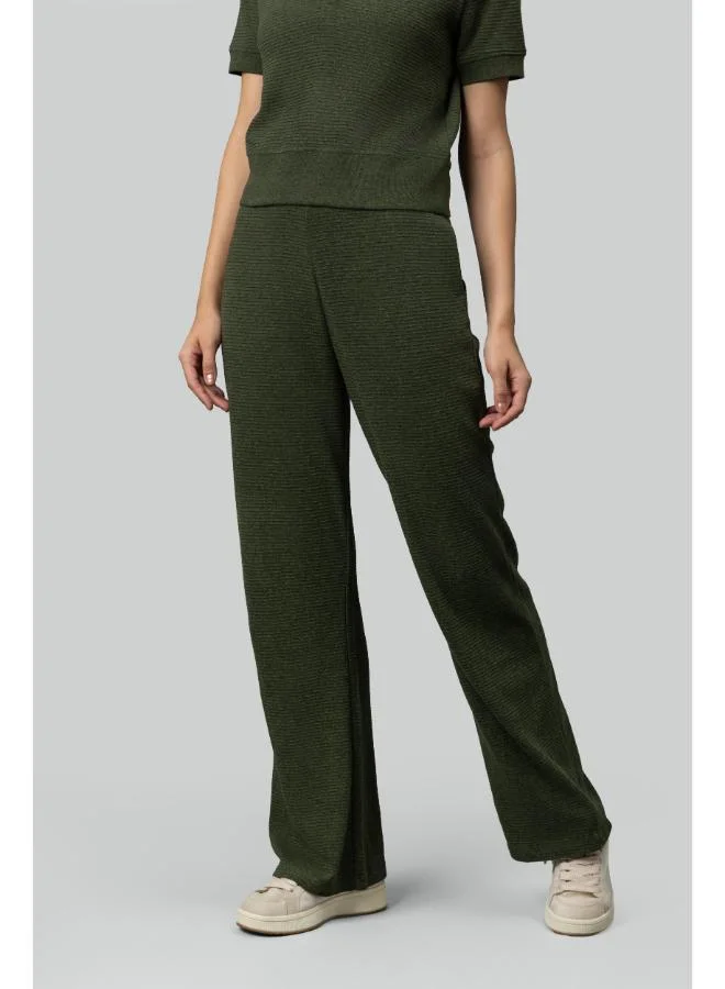 نسيسيرا Olive Ottoman Rib Lounge Pants