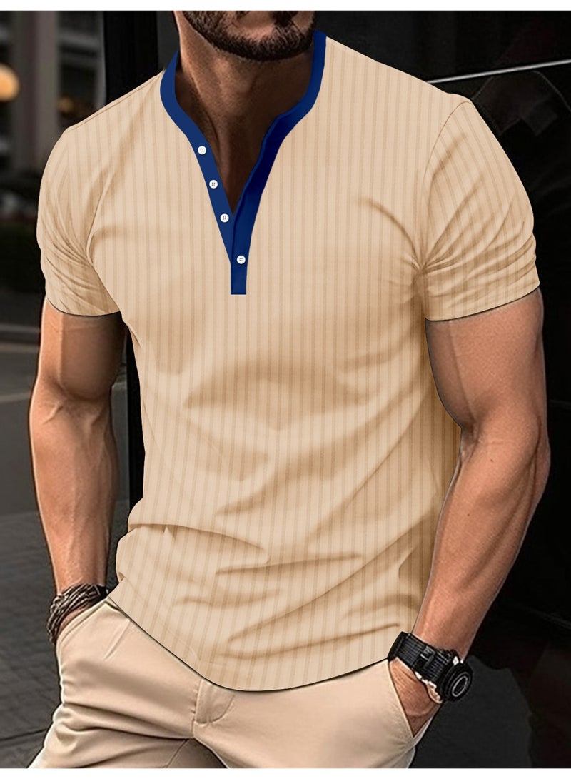 Summer Classic Polo Shirt Men Short Sleeve Tee Shirt Breathable Casual POLO shirt - Image 1