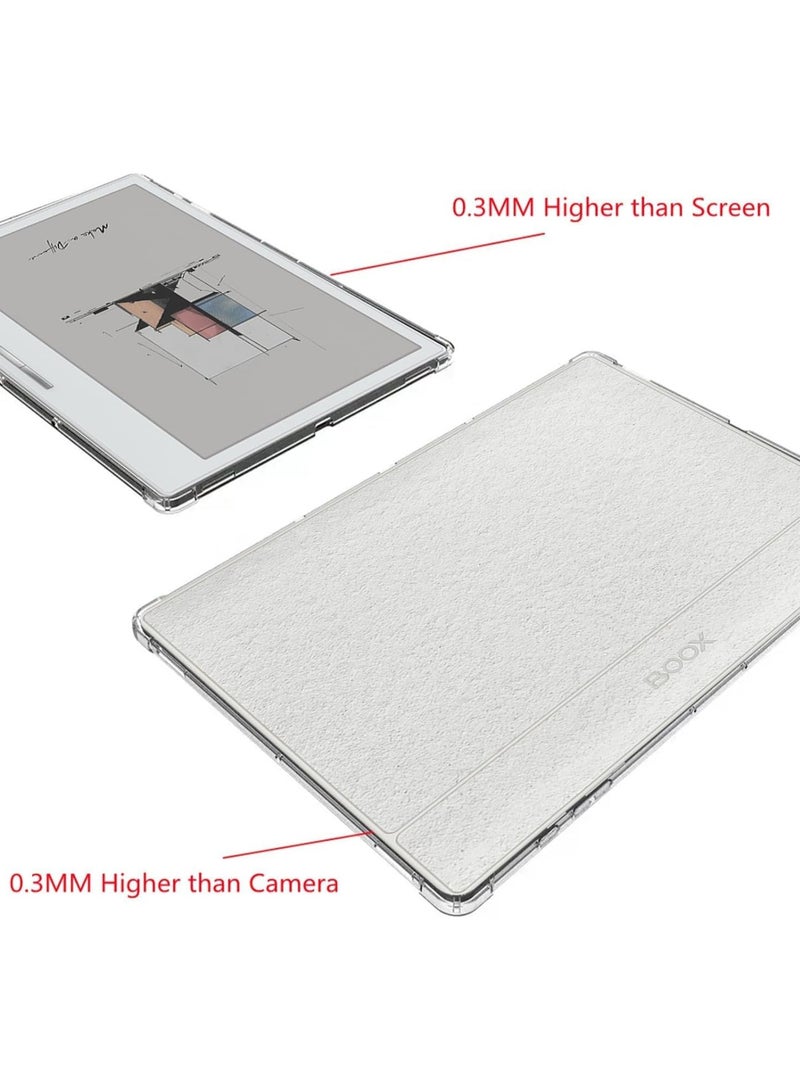 Case Compatible Onyx Boox Go Color 7-inch (2024) + 2-Pack Screen Protector, Clear TPU Flexible Scratch Resistant Case with Reinforced Corners, Ultra Thin Silicone Shock Resistant - Image 4