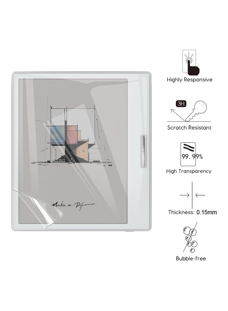 Case Compatible Onyx Boox Go Color 7-inch (2024) + 2-Pack Screen Protector, Clear TPU Flexible Scratch Resistant Case with Reinforced Corners, Ultra Thin Silicone Shock Resistant - Image 5