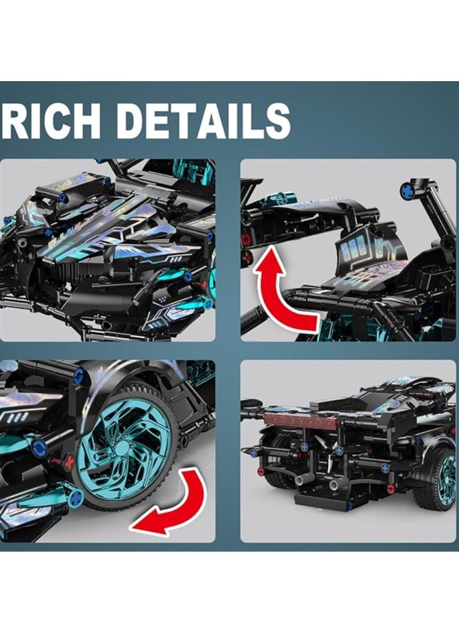 General Supercar Building Block Set for Adults, 1:14 MOC Technology Model, Boy, Girl & Adult Series, Sports Car Building Model, Toys & Gifts  - Image 5
