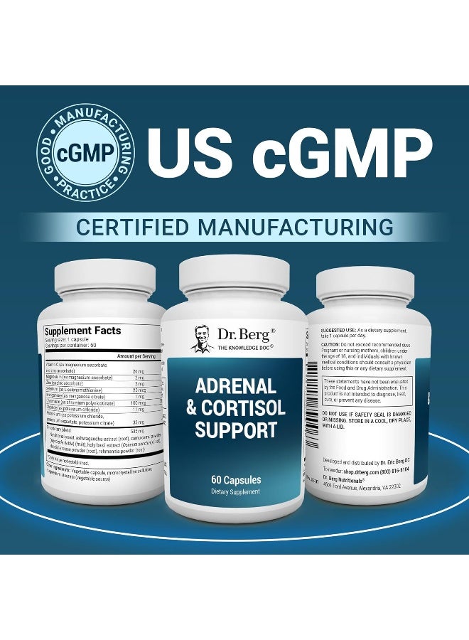 Dr. Berg Nutritionals Dr. Berg Adrenal & Cortisol Capsules - Image 5