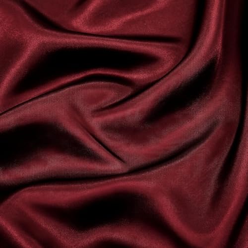 elanorhomes 300TC Premium Satin King Size Bedsheet 93 * 108 inches with 2 Pillow Covers | Ideal for Summers & Winters | Valentine for Couples, Romantic Dates, and Weddings (Duke's Wine) - Image 2
