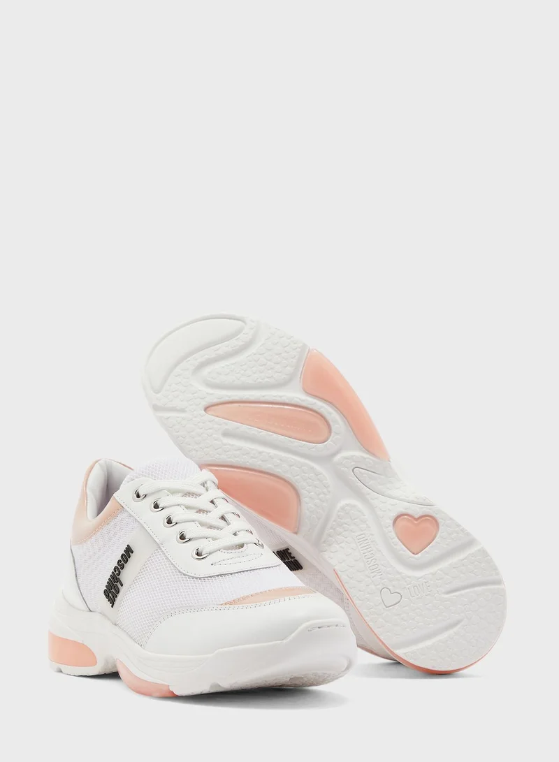 Love Moschino Mesh Detail Sneaker - Fantasy