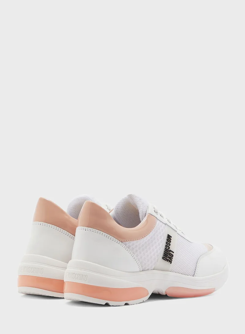 Love Moschino Mesh Detail Sneaker - Fantasy