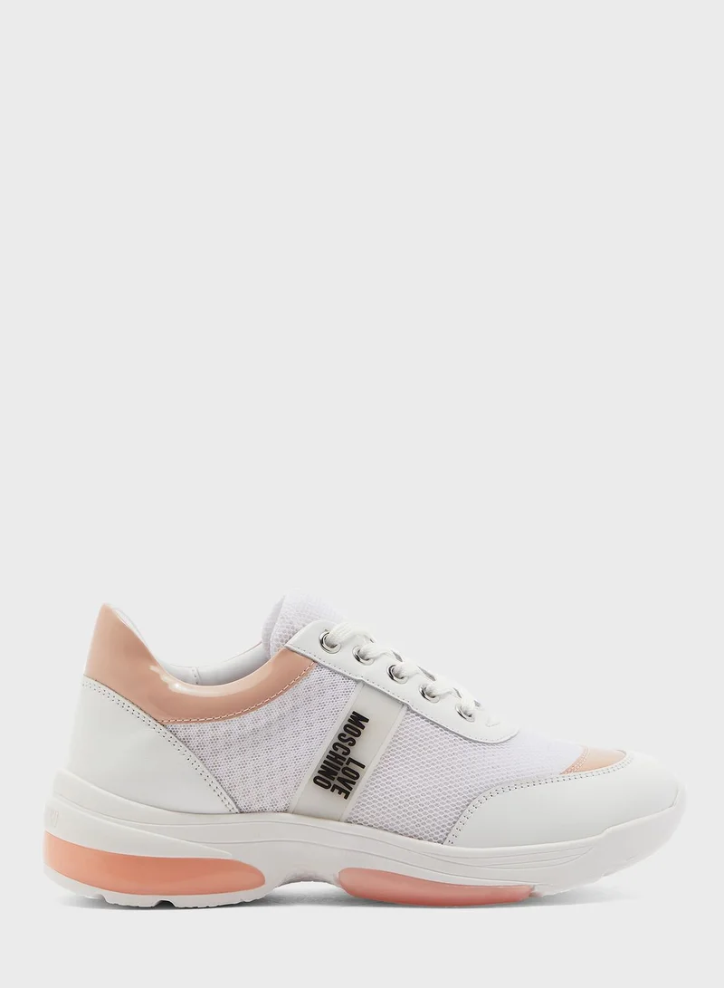 Love Moschino Mesh Detail Sneaker - Fantasy
