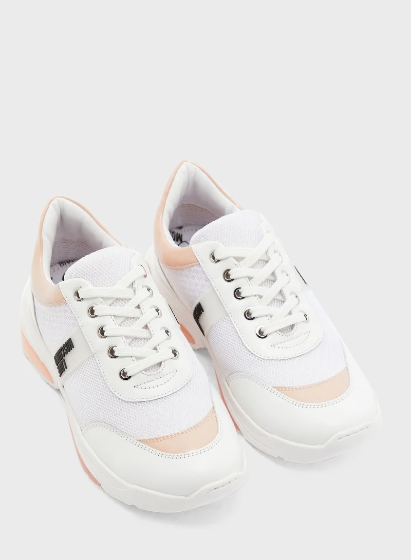 Love Moschino Mesh Detail Sneaker - Fantasy