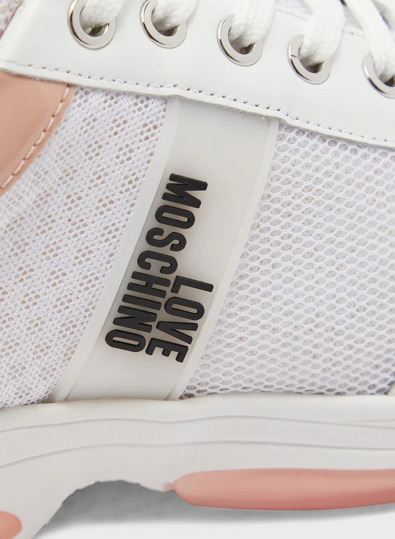Love Moschino Mesh Detail Sneaker - Fantasy